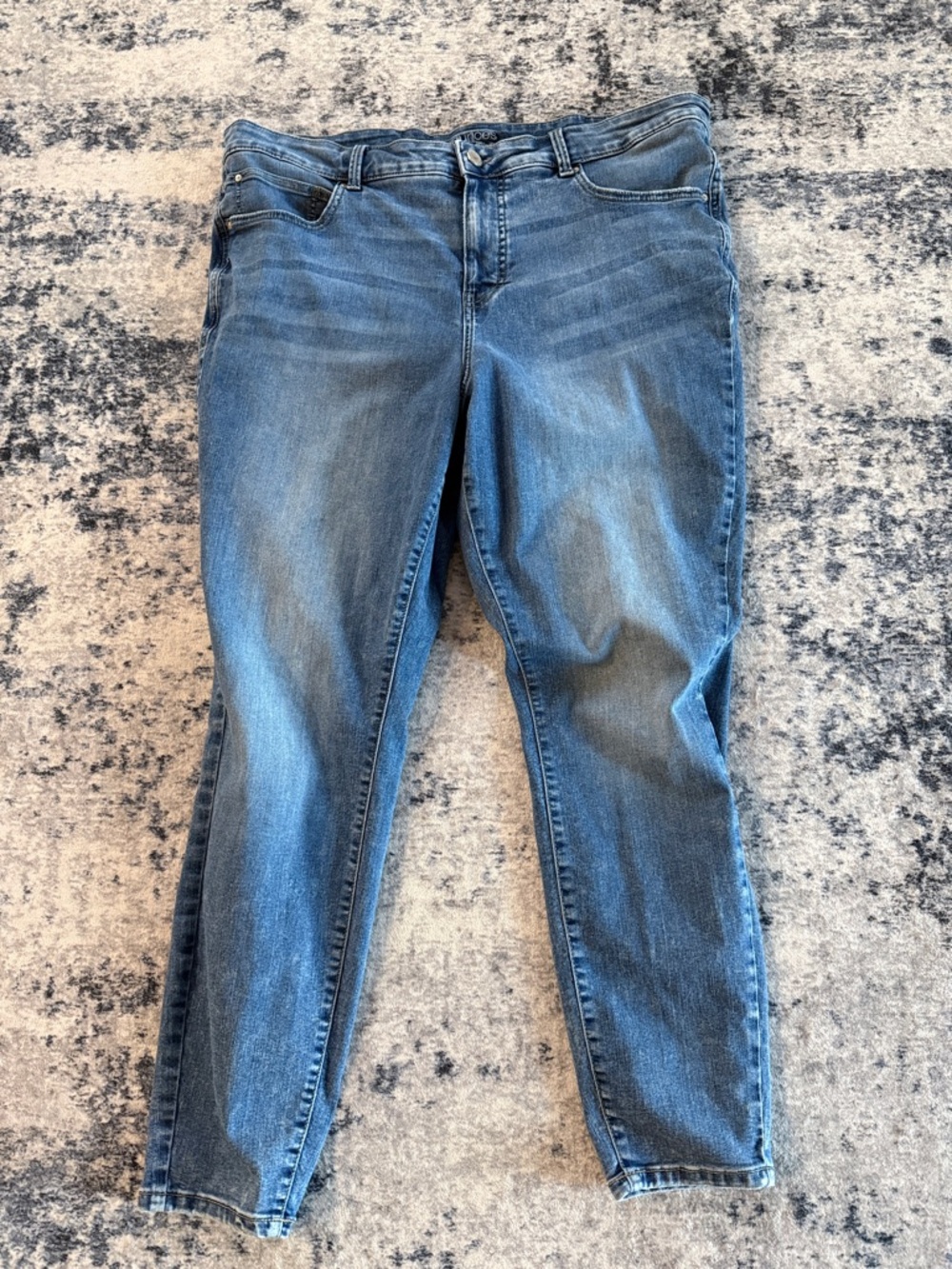 Maurices Ever Flex High Rise Women's Skinny Jeans  - Medium Blue Wash